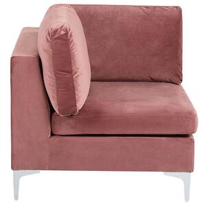 Sarok ülőgarnitúra zsámollyal Eldridge (rózsaszín) (J). 1078801