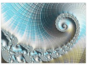 Egy texturált spirál képe (70x50 cm)
