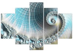 Egy texturált spirál képe (150x105 cm)