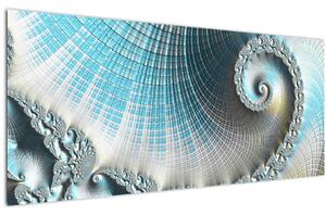 Egy texturált spirál képe (120x50 cm)