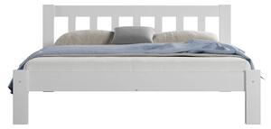 Fenyő ágy 120x200 Alena fehér