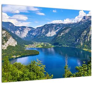 Kép - Hallstatt tó, Hallstatt, Austria (70x50 cm)