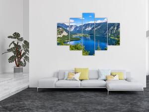 Kép - Hallstatt tó, Hallstatt, Austria (150x105 cm)