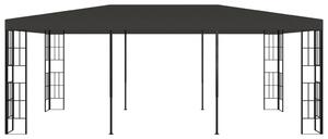 VidaXL antracitszürke pavilon 3 x 6 m