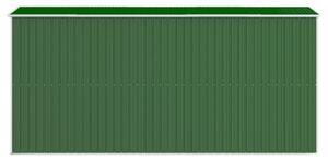 VidaXL zöld horganyzott acél kerti fészer 192x440x223 cm
