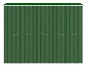 VidaXL zöld horganyzott acél kerti fészer 192x274x223 cm