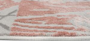Bézs - rózsaszín mintás VISY szőnyeg Méret: 250x350 cm