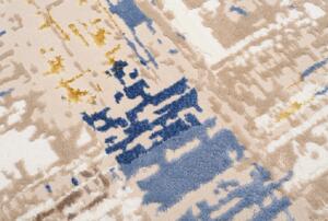 Bézs modern mintás LEO szőnyeg Méret: 80x150 cm