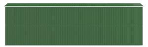 VidaXL zöld horganyzott acél kerti fészer 192x606x223 cm