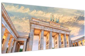 Kép - Brandenburgi kapu, Berlin, Németország (120x50 cm)