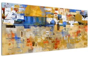 Kép - siratófal, Jerusalem, Israel (120x50 cm)