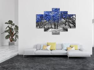 Kép - Kék fák, Central Park, New York (150x105 cm)