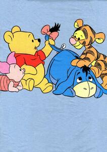 Disney pamut,gumis lepedő - Micimackó & barátai (kék)