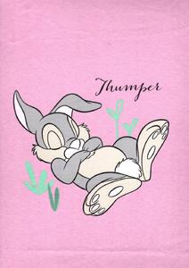 Disney pamut,gumis lepedő - rózsaszín Thumper nyuszi
