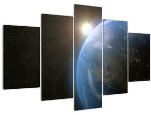 A táj képe az űrből (150x105 cm)