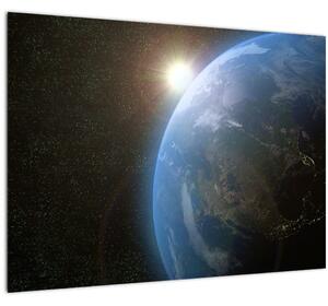 A táj képe az űrből (70x50 cm)