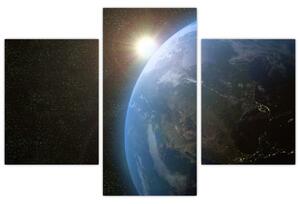 A táj képe az űrből (90x60 cm)