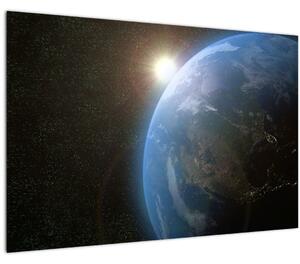 A táj képe az űrből (90x60 cm)