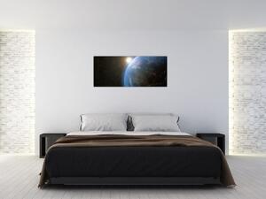 A táj képe az űrből (120x50 cm)