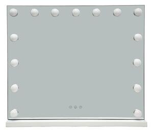 LED-es tükör, Hollywood, átlátszó, 60x12x52.3 cm