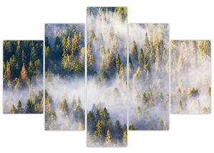 Fák képe a ködben (150x105 cm)