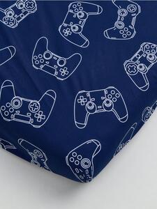 Sinsay - Pamut gumis lepedő gamer mintával - tengerészkék
