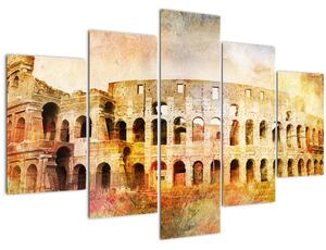 Kép - Digitális festészet, Colosseum, Róma, Olaszország (150x105 cm)