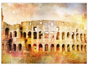 Kép - Digitális festészet, Colosseum, Róma, Olaszország (70x50 cm)