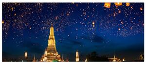 Kép - A boldogság lámpásai, Bangkok (120x50 cm)