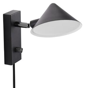 Fali Lámpa Watt & Veke, Kuro, dimmable, Fekete, Nappali, Fém, Dizájn