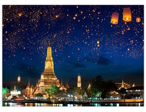Kép - A boldogság lámpásai, Bangkok (70x50 cm)