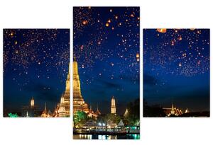 Kép - A boldogság lámpásai, Bangkok (90x60 cm)