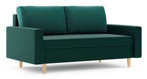 BELLIS kinyitható kanapé, PRO szövet, bonell rugóval, szín - smaragdzöld