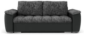 VEGAS kinyitható kanapé, szín - hamuszürke / fekete