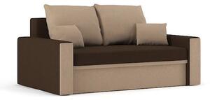 MONTANA kinyitható kanapé, normál szövet, szín - barna / cappuccino