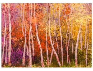 Egy kép egy színes erdőről (70x50 cm)