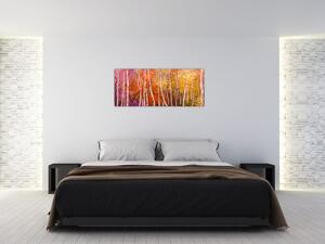 Egy kép egy színes erdőről (120x50 cm)