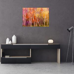 Egy kép egy színes erdőről (70x50 cm)
