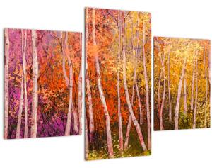 Egy kép egy színes erdőről (90x60 cm)
