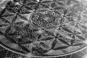 Kép csodálatos Mandala fekete fehérben