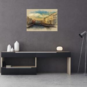 Kép - Moyka, folyó, St. Petersburg, Oroszország (70x50 cm)