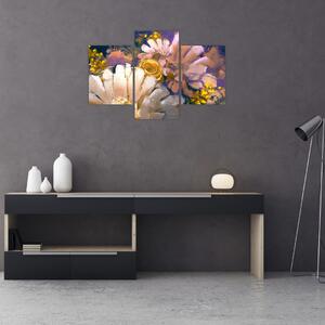 Virágok képe (90x60 cm)