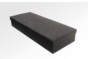 Ágy Chrisi C80 - 80x200 cm Sötét bézs Pántok jobb oldlat