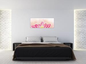 Egy lótuszvirág képe (120x50 cm)