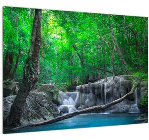 Kép - Erawan vízesés, Kanchanaburi, Thaiföld (70x50 cm)