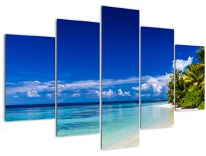 Egy trópusi tengerpart képe (150x105 cm)