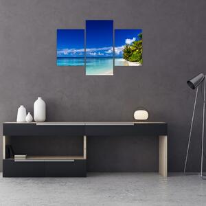 Egy trópusi tengerpart képe (90x60 cm)
