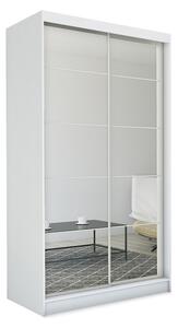 Kvalitní Šatní Skříň Flores 150 cm Bílá
