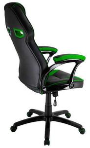 SBS Extreme X2 Gamer szék nyak- és derékpárnával #fekete-zöld - C