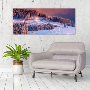 Egy kép egy téli tájról (120x50 cm)